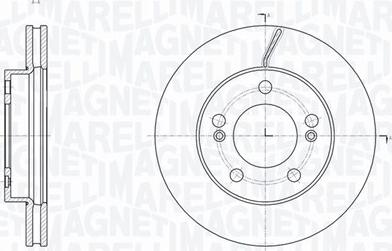 Magneti Marelli 361302040809 - Kočioni disk www.molydon.hr