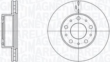 Magneti Marelli 361302040801 - Kočioni disk www.molydon.hr