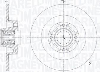 Magneti Marelli 361302040820 - Kočioni disk www.molydon.hr