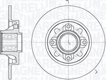 Magneti Marelli 361302040822 - Kočioni disk www.molydon.hr