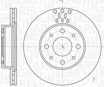 Magneti Marelli 361302040350 - Kočioni disk www.molydon.hr