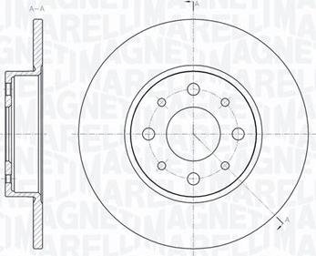 Magneti Marelli 361302040357 - Kočioni disk www.molydon.hr