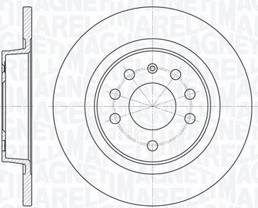 Magneti Marelli 361302040319 - Kočioni disk www.molydon.hr