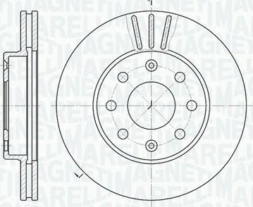 Magneti Marelli 361302040312 - Kočioni disk www.molydon.hr