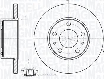 Magneti Marelli 361302040255 - Kočioni disk www.molydon.hr