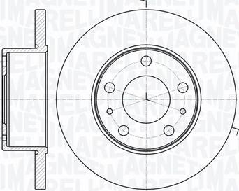 Magneti Marelli 361302040253 - Kočioni disk www.molydon.hr