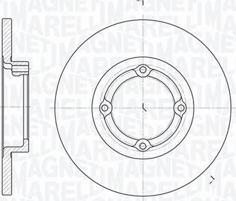 Magneti Marelli 361302040267 - Kočioni disk www.molydon.hr