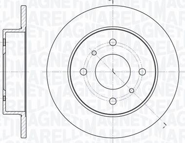 Magneti Marelli 361302040207 - Kočioni disk www.molydon.hr