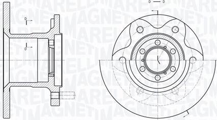 Magneti Marelli 361302040219 - Kočioni disk www.molydon.hr