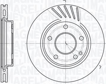 Magneti Marelli 361302040214 - Kočioni disk www.molydon.hr