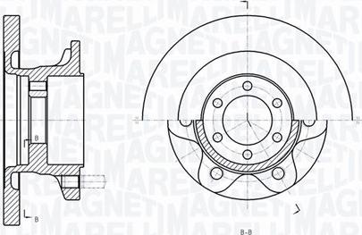 Magneti Marelli 361302040289 - Kočioni disk www.molydon.hr