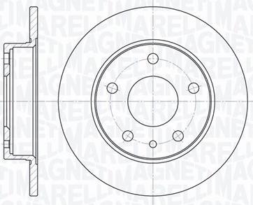 Magneti Marelli 361302040221 - Kočioni disk www.molydon.hr