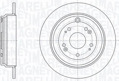 Magneti Marelli 361302040709 - Kočioni disk www.molydon.hr