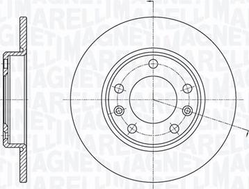 Magneti Marelli 361302040704 - Kočioni disk www.molydon.hr