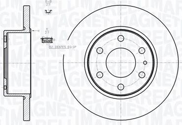 Magneti Marelli 361302040728 - Kočioni disk www.molydon.hr