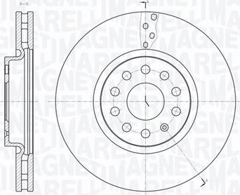 Magneti Marelli 361302040770 - Kočioni disk www.molydon.hr