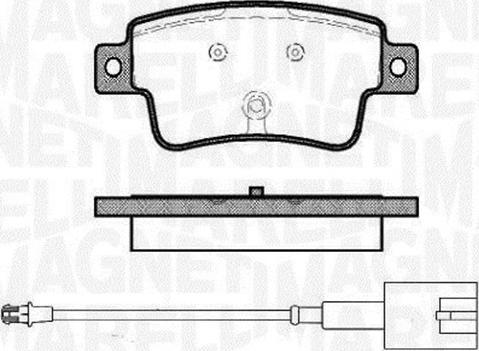 Magneti Marelli 363916060446 - Komplet Pločica, disk-kočnica www.molydon.hr