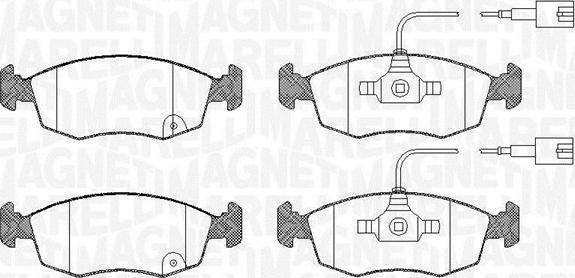 Magneti Marelli 363916060440 - Komplet Pločica, disk-kočnica www.molydon.hr