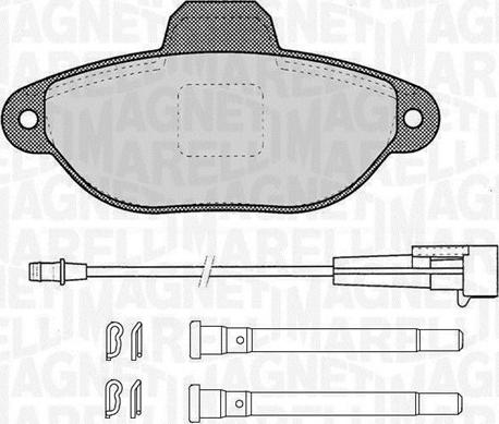 Magneti Marelli 363916060455 - Komplet Pločica, disk-kočnica www.molydon.hr