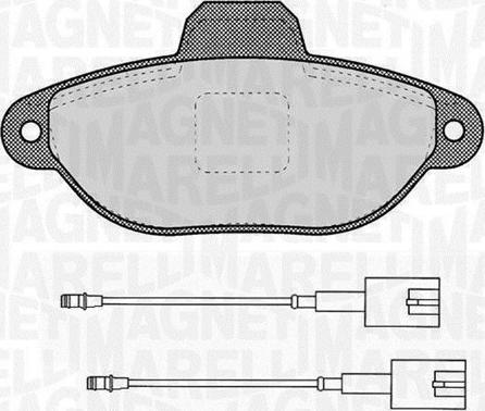 Magneti Marelli 363916060453 - Komplet Pločica, disk-kočnica www.molydon.hr