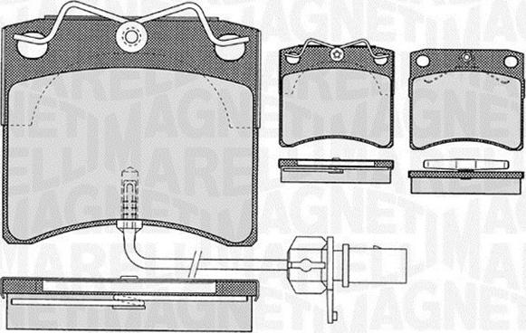 Magneti Marelli 363916060416 - Komplet Pločica, disk-kočnica www.molydon.hr