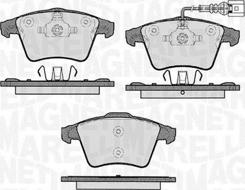 Magneti Marelli 363916060413 - Komplet Pločica, disk-kočnica www.molydon.hr