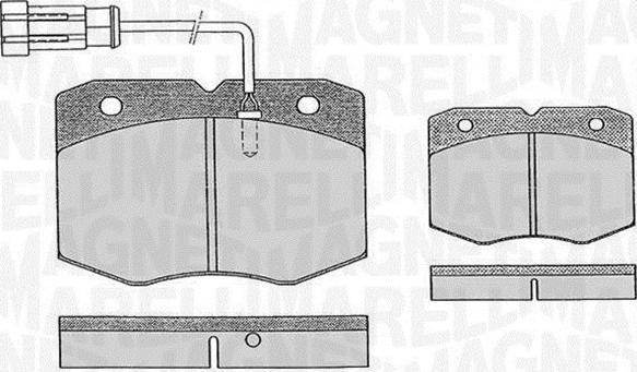 Magneti Marelli 363916060476 - Komplet Pločica, disk-kočnica www.molydon.hr