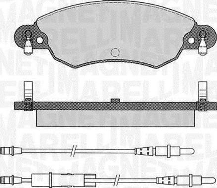 Magneti Marelli 363916060565 - Komplet Pločica, disk-kočnica www.molydon.hr