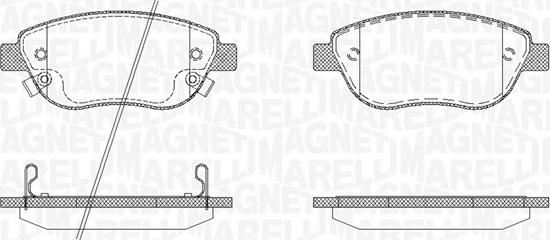 Magneti Marelli 363916060562 - Komplet Pločica, disk-kočnica www.molydon.hr