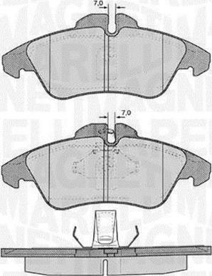 Magneti Marelli 363916060504 - Komplet Pločica, disk-kočnica www.molydon.hr