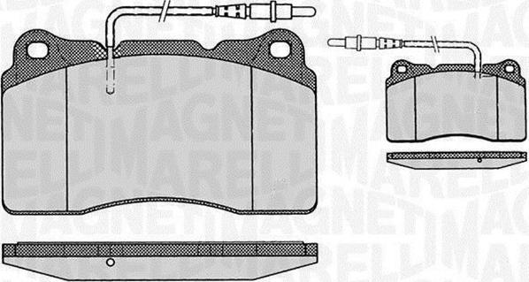 Magneti Marelli 363916060500 - Komplet Pločica, disk-kočnica www.molydon.hr