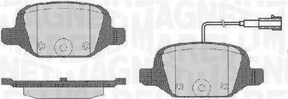 Magneti Marelli 363916060503 - Komplet Pločica, disk-kočnica www.molydon.hr