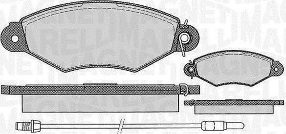 Magneti Marelli 363916060514 - Komplet Pločica, disk-kočnica www.molydon.hr