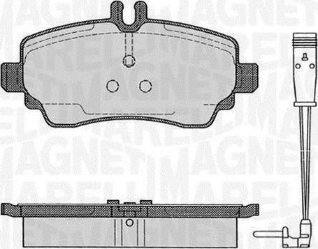 Magneti Marelli 363916060517 - Komplet Pločica, disk-kočnica www.molydon.hr