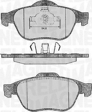 Magneti Marelli 363916060571 - Komplet Pločica, disk-kočnica www.molydon.hr