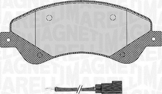 Magneti Marelli 363916060648 - Komplet Pločica, disk-kočnica www.molydon.hr