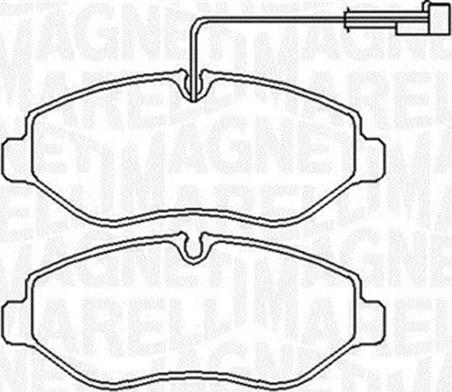 Magneti Marelli 363916060650 - Komplet Pločica, disk-kočnica www.molydon.hr