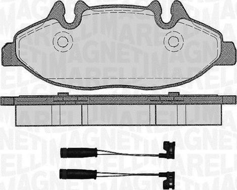 Magneti Marelli 363916060617 - Komplet Pločica, disk-kočnica www.molydon.hr