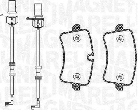 Magneti Marelli 363916060674 - Komplet Pločica, disk-kočnica www.molydon.hr