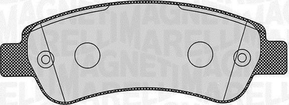 Magneti Marelli 363916060191 - Komplet Pločica, disk-kočnica www.molydon.hr