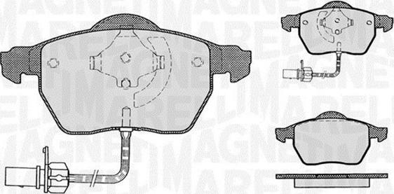 Magneti Marelli 363916060142 - Komplet Pločica, disk-kočnica www.molydon.hr