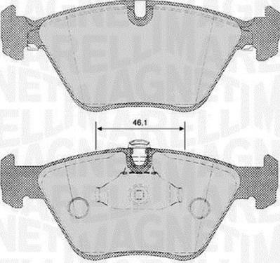 Magneti Marelli 363916060153 - Komplet Pločica, disk-kočnica www.molydon.hr