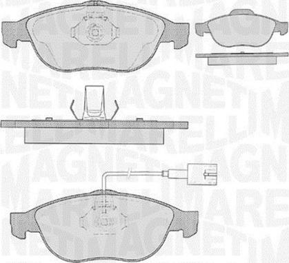 Magneti Marelli 363916060108 - Komplet Pločica, disk-kočnica www.molydon.hr