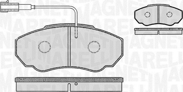 Magneti Marelli 363916060186 - Komplet Pločica, disk-kočnica www.molydon.hr