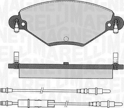 Magneti Marelli 363916060181 - Komplet Pločica, disk-kočnica www.molydon.hr