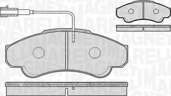 Magneti Marelli 363916060187 - Komplet Pločica, disk-kočnica www.molydon.hr