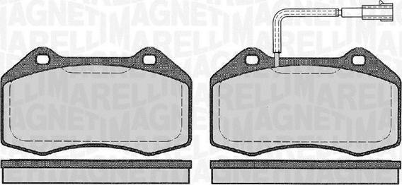 Magneti Marelli 363916060127 - Komplet Pločica, disk-kočnica www.molydon.hr