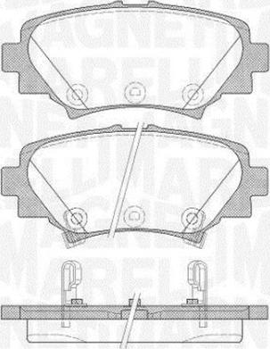 Magneti Marelli 363916060809 - Komplet Pločica, disk-kočnica www.molydon.hr