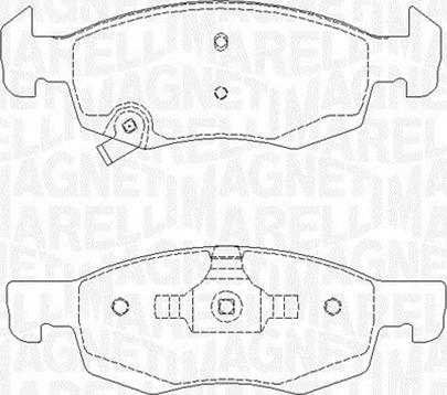 Magneti Marelli 363916060813 - Komplet Pločica, disk-kočnica www.molydon.hr