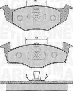 Magneti Marelli 363916060390 - Komplet Pločica, disk-kočnica www.molydon.hr